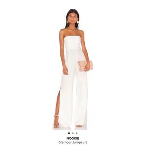 Nookie White Glamour Jumpsuit